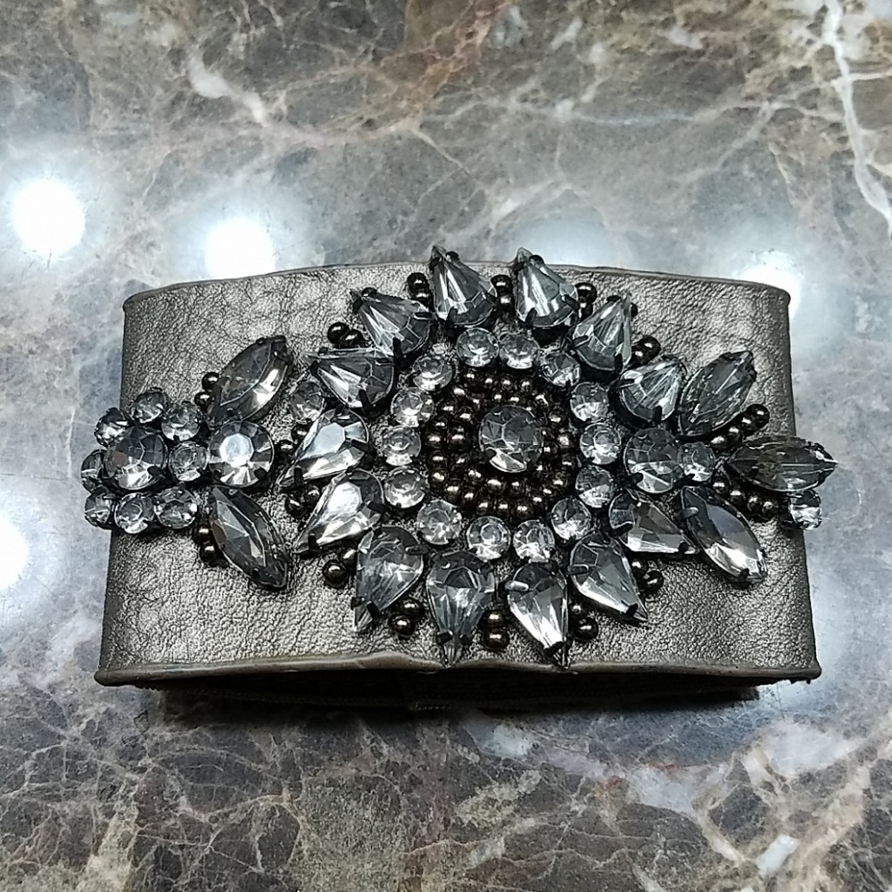 Alice + Olivia Leather Cuff